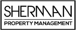 Sherman Property Management logo in black text.